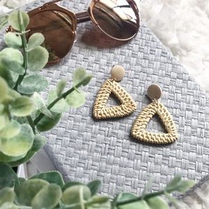 Rattan Earrings
